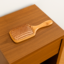Large Rectangular Bamboo Paddle Brush