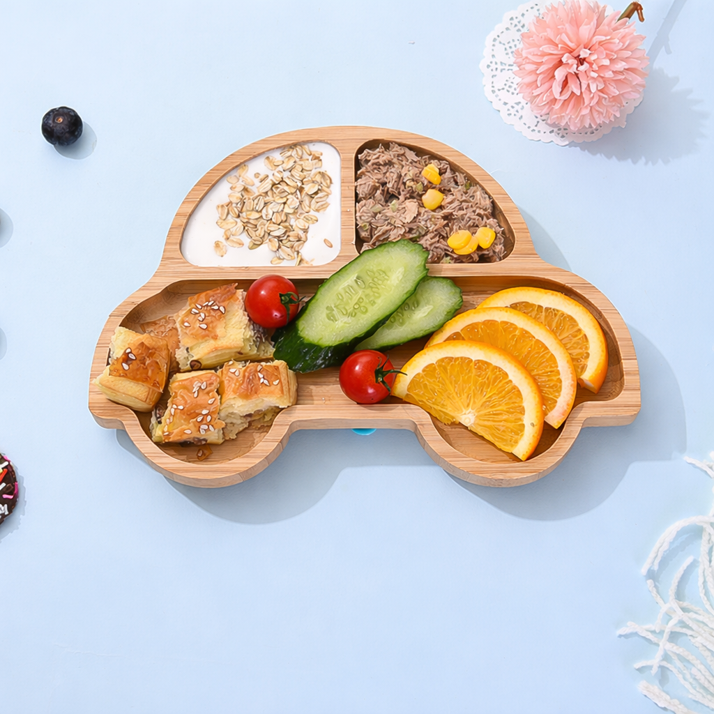 Baby bamboo teats – car shape