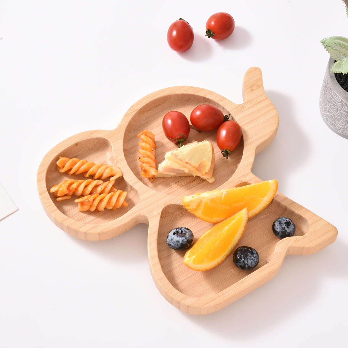 Baby Bamboo Suction Plate – Elephant Shape