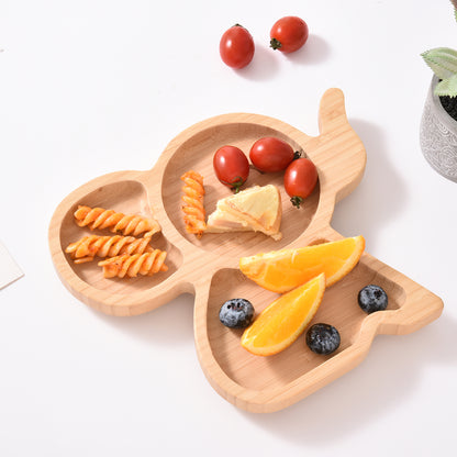 Baby Bamboo Suction Plate – Elephant Shape