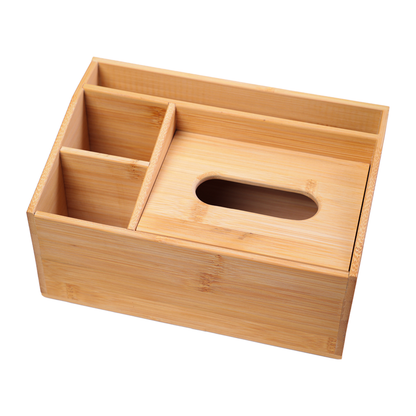 Bamboo storage organizer