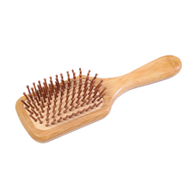 Small Rectangular  Bamboo Paddle Brush