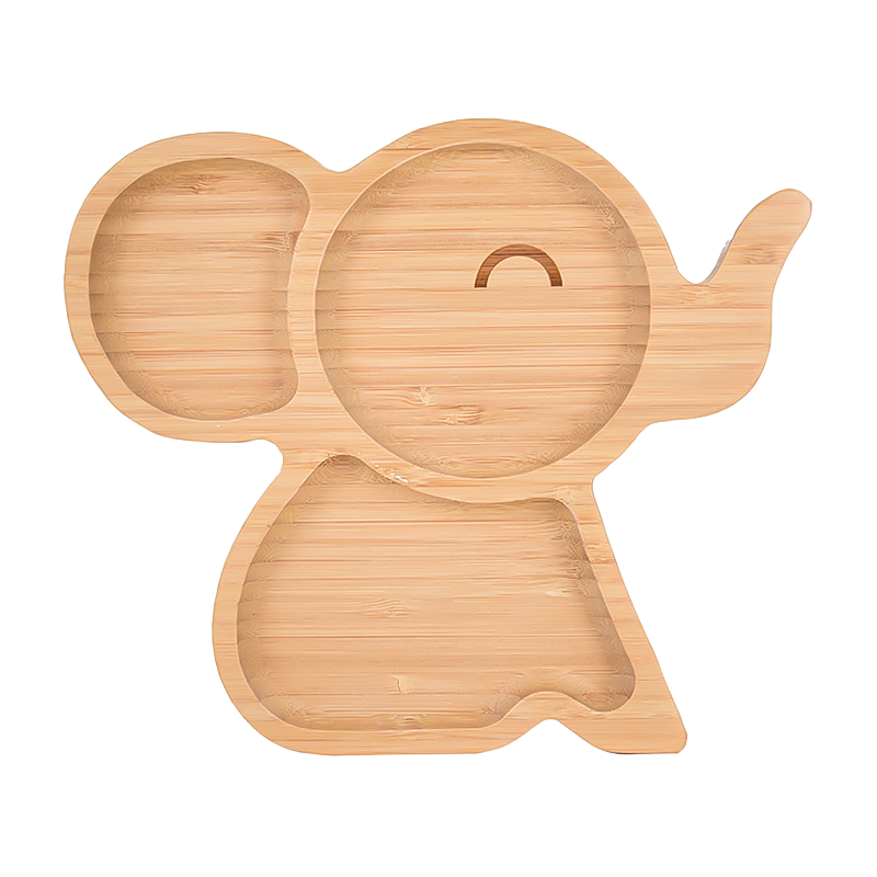 Baby Bamboo Suction Plate – Elephant Shape