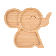 Baby Bamboo Suction Plate – Elephant Shape