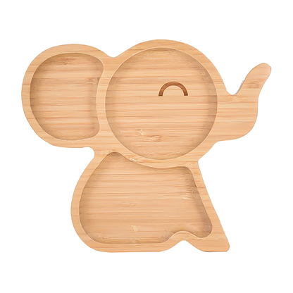 Baby Bamboo Suction Plate – Elephant Shape
